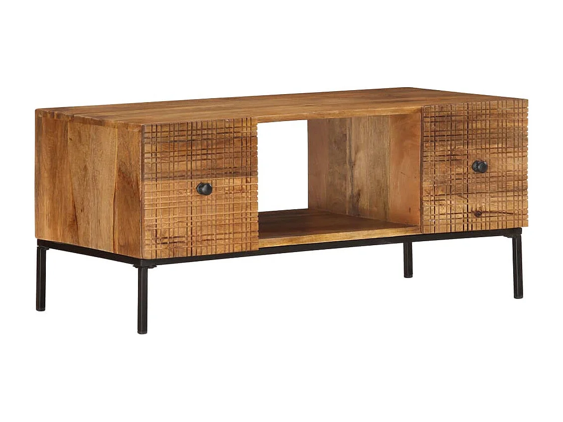 Table basse 90x45x40 cm Bois de manguier massif