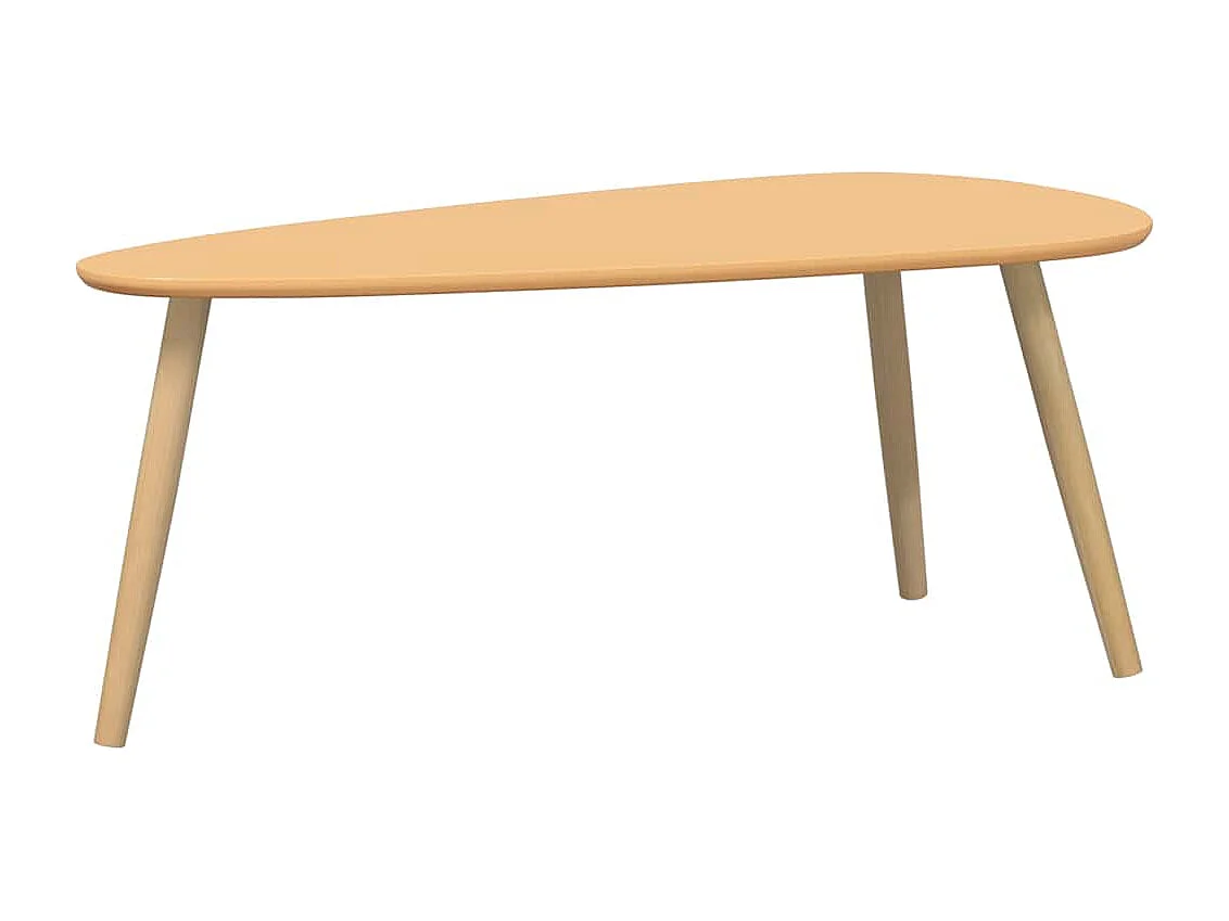 Ensemble de tables basses 2 pcs Bois de pin massif Marron