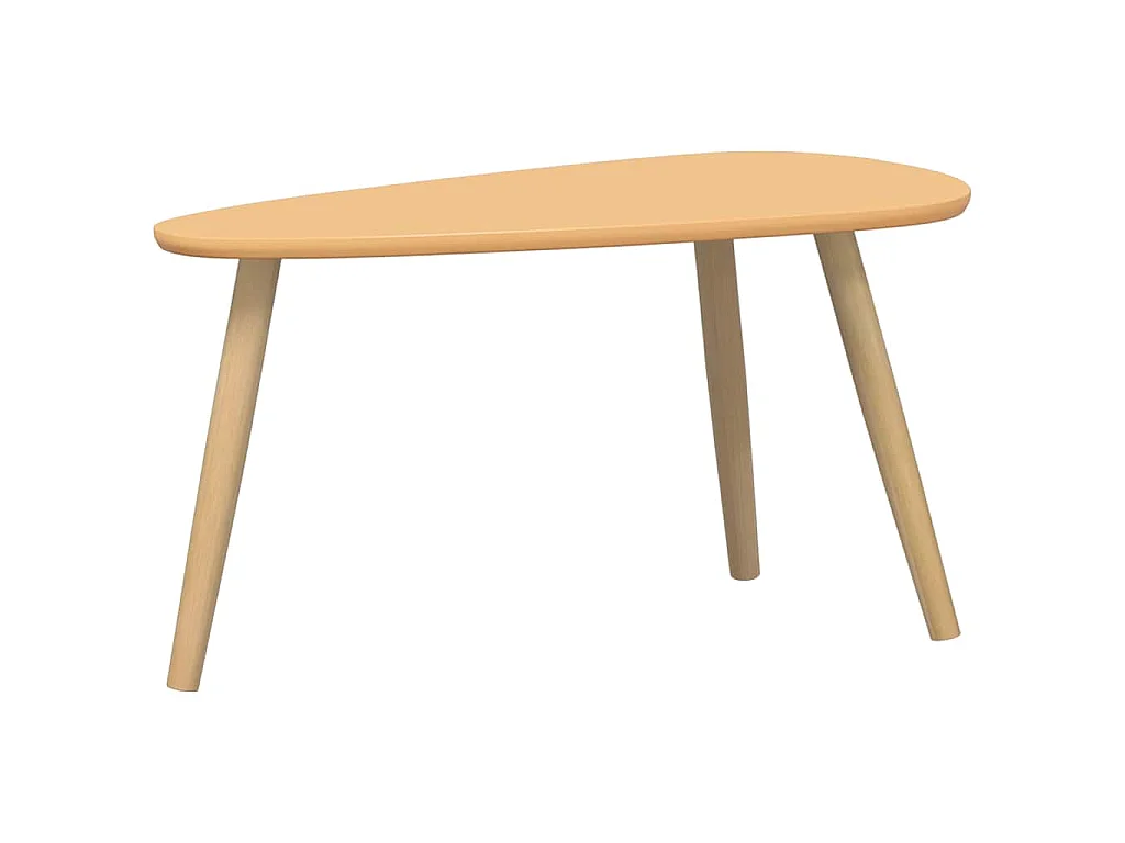 Ensemble de tables basses 2 pcs Bois de pin massif Marron