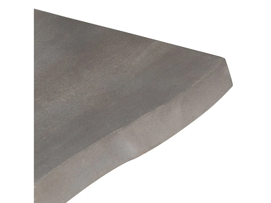 Tavolino da Salotto con Bordi Vivi 60x60x40 cm Massello Acacia