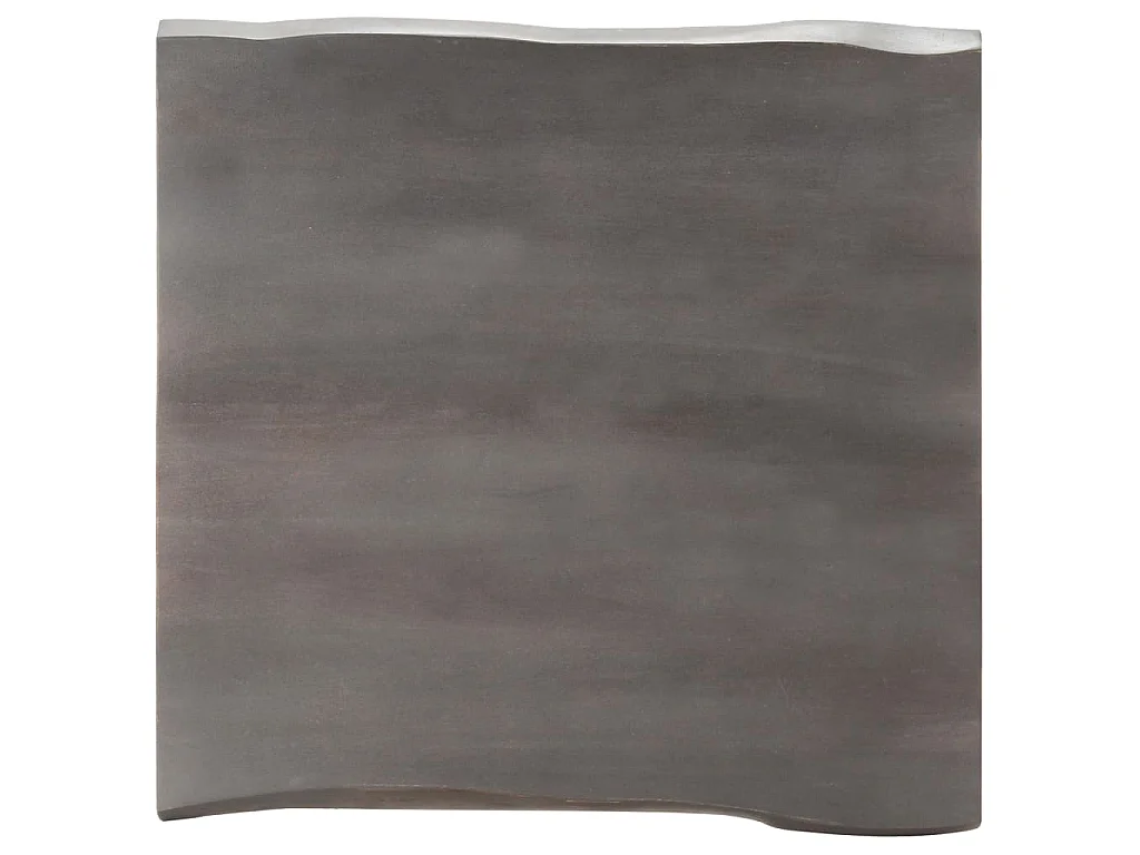 Tavolino da Salotto con Bordi Vivi 60x60x40 cm Massello Acacia