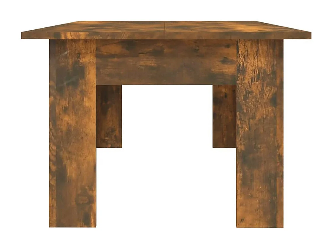 Tavolino da Salotto Rovere Fumo 100x60x42 cm Legno Multistrato