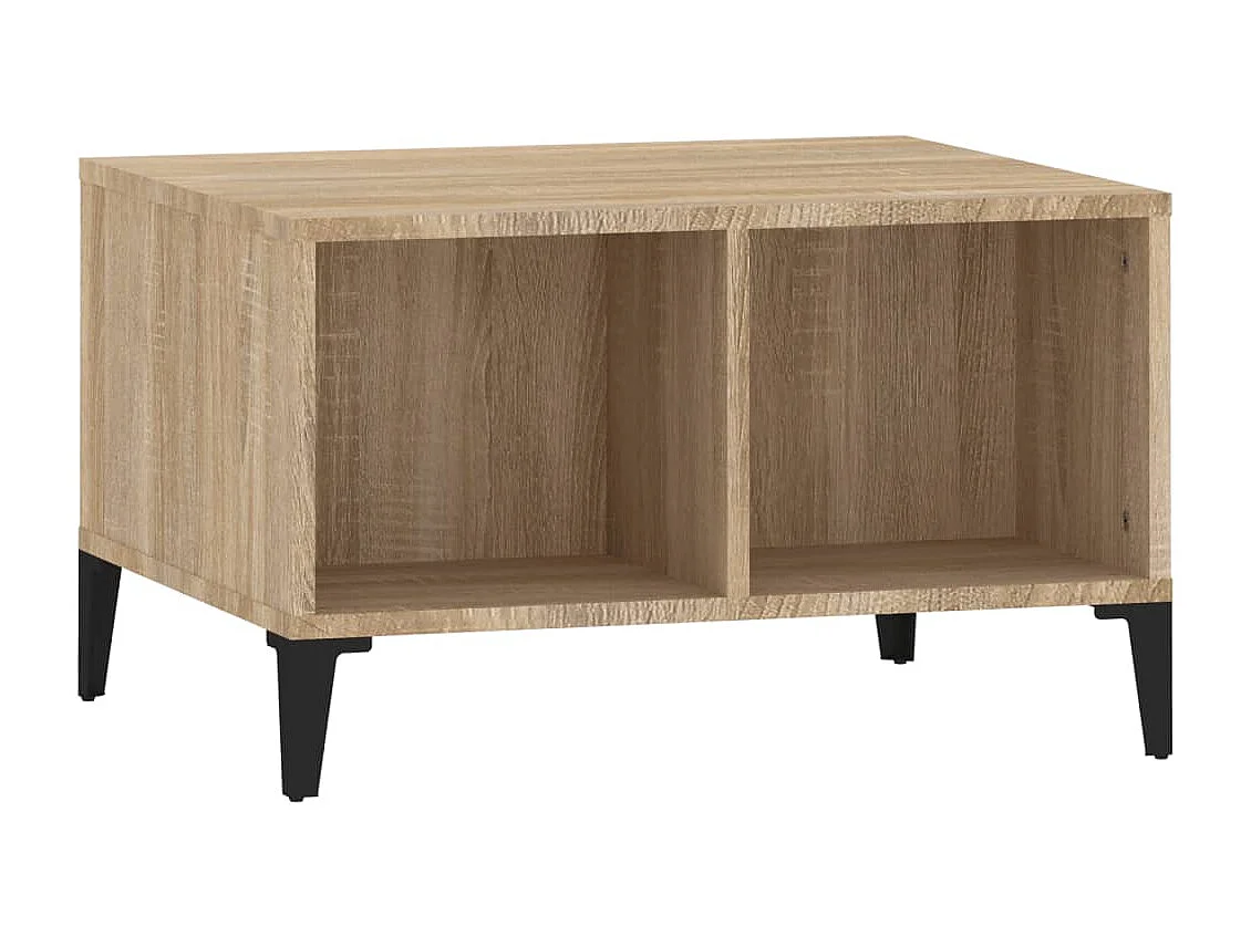 Mesa de centro 60x50x36,5 cm derivados madeira carvalho sonoma