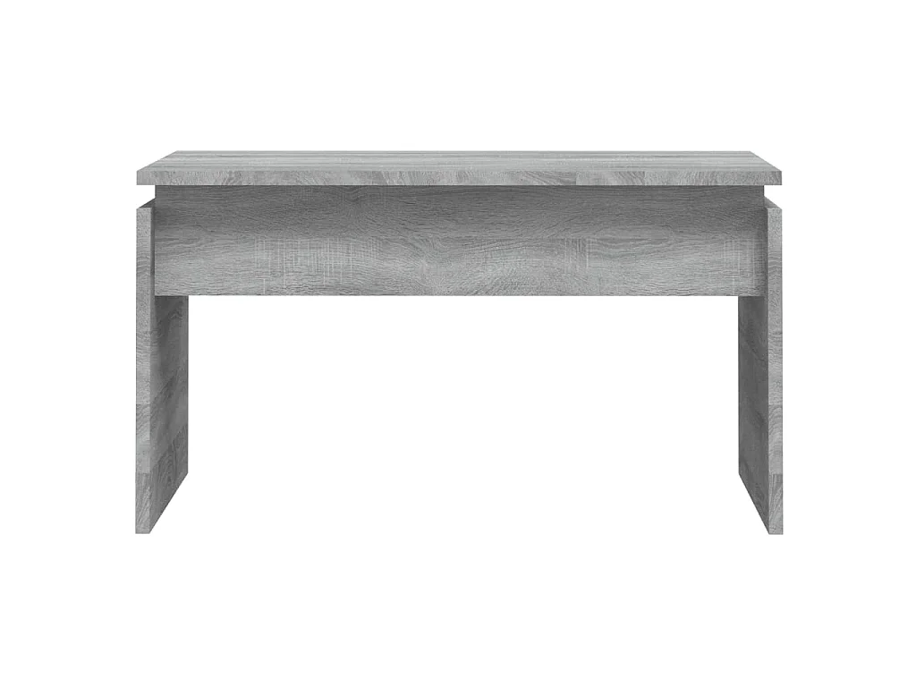 Salontafel 68x50x38 cm bewerkt hout grijs sonoma eiken