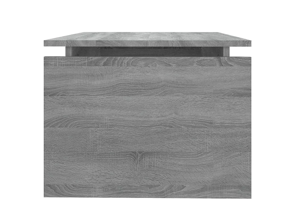 Salontafel 68x50x38 cm bewerkt hout grijs sonoma eiken