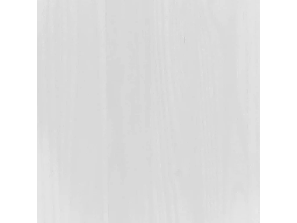 Table basse Pin mexicain Gamme Corona Blanc 100x55x44 cm