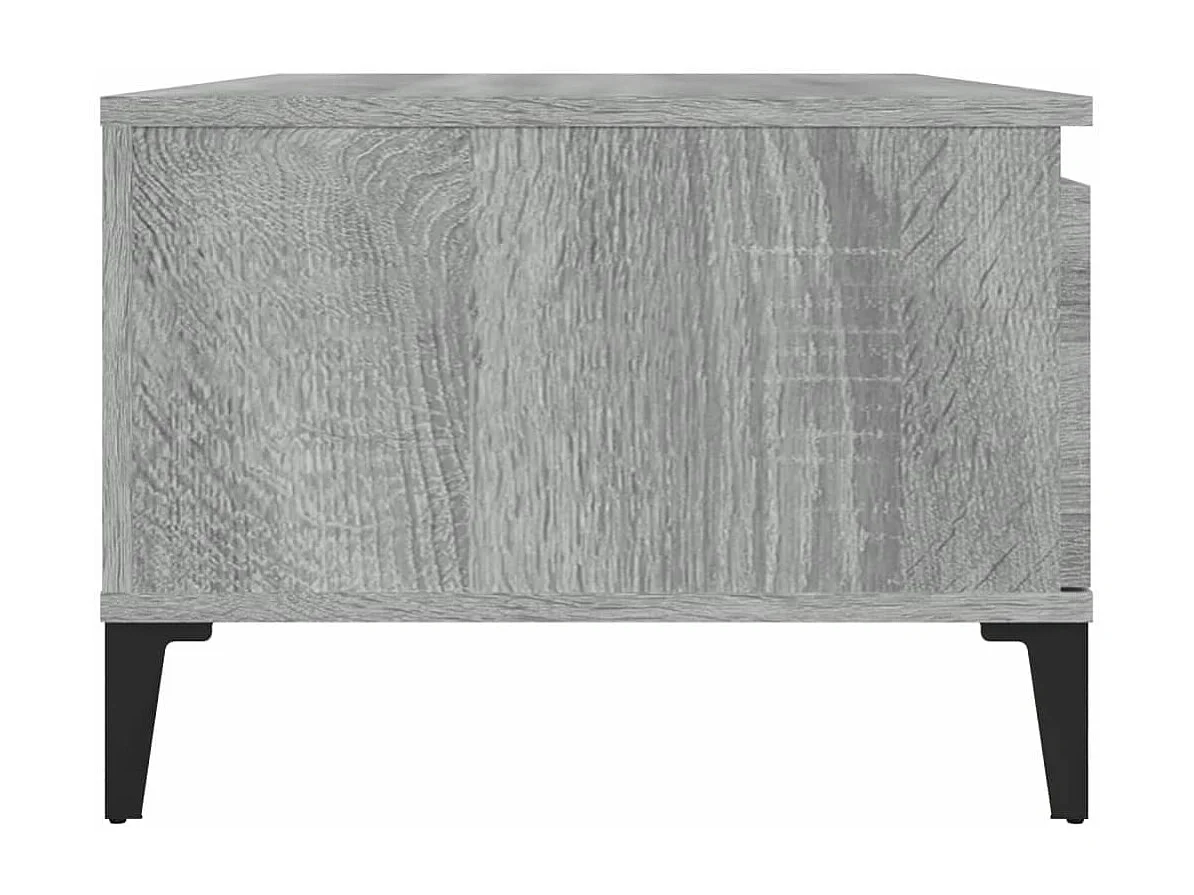 Couchtisch Grau Sonoma 90x50x36,5 cm Holzwerkstoff