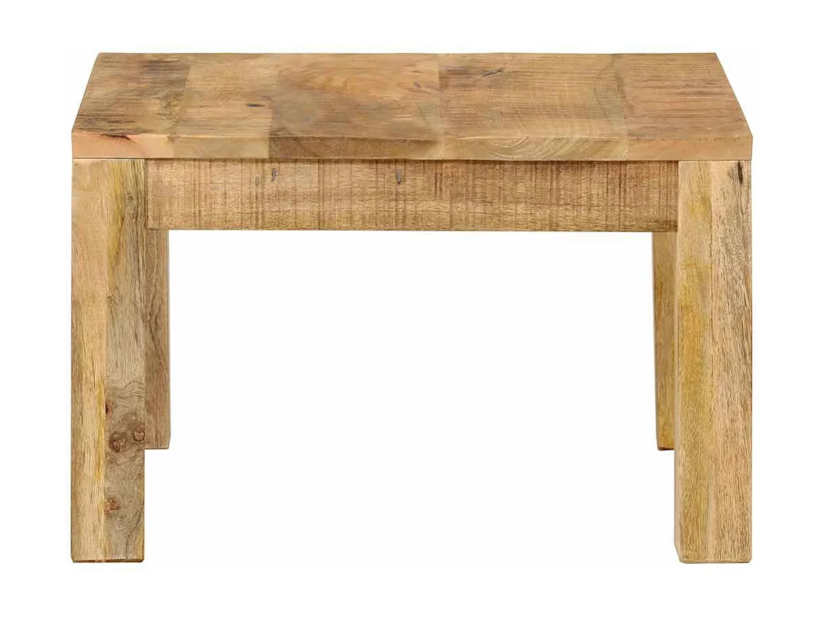 Table basse 55x55x35 cm Bois de manguier massif