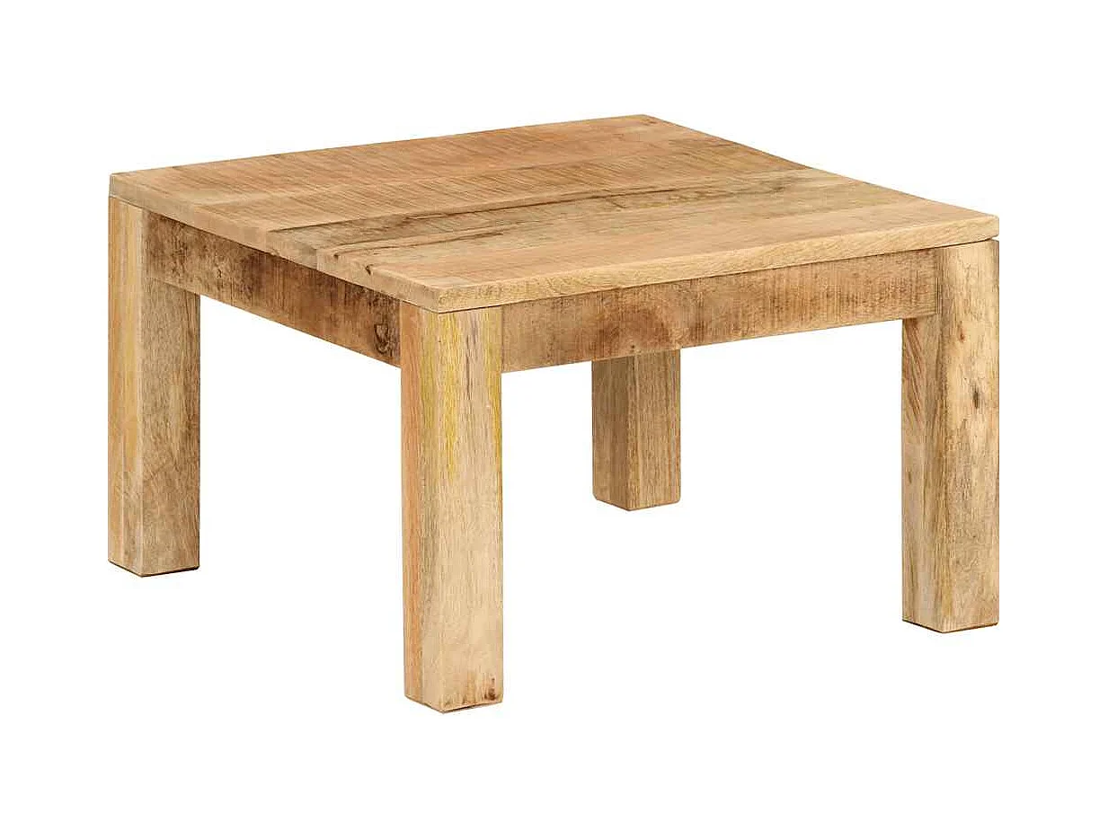 Table basse 55x55x35 cm Bois de manguier massif
