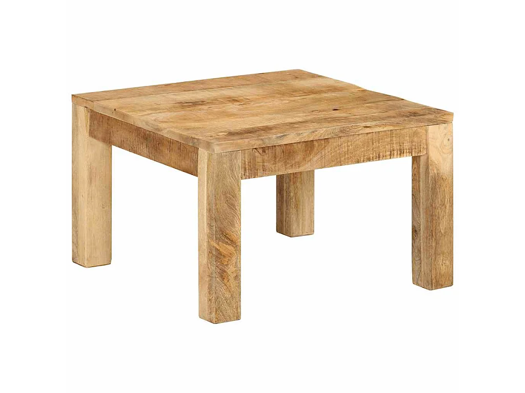 Table basse 55x55x35 cm Bois de manguier massif