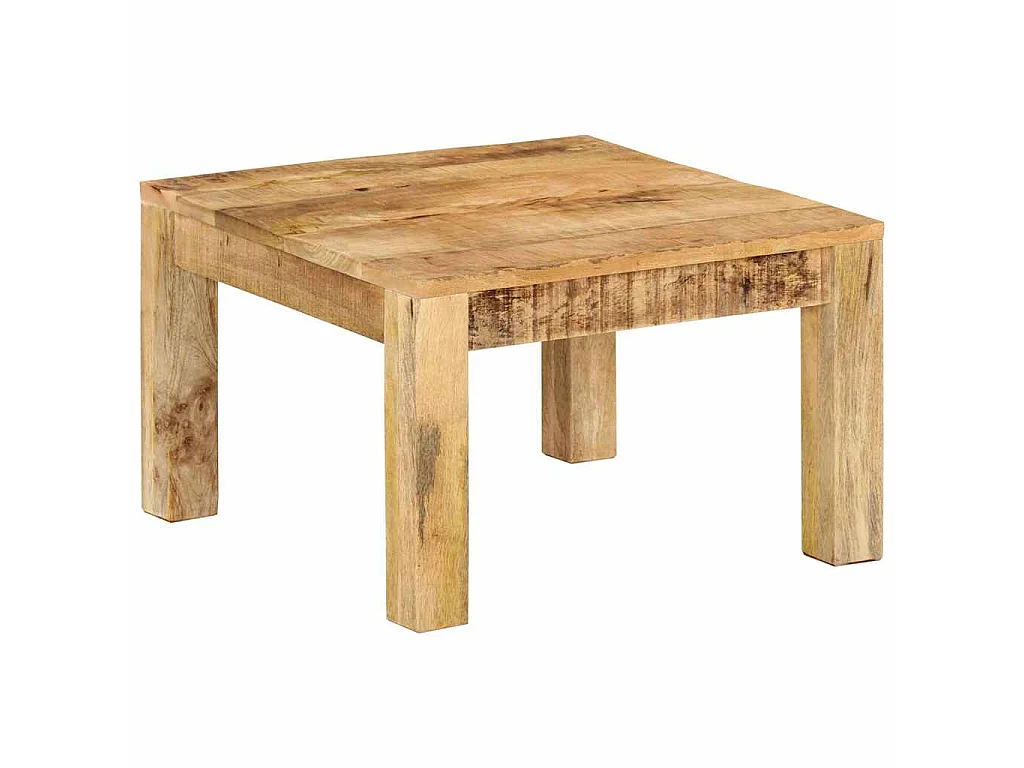 Couchtisch 55x55x35 cm Massivholz Mango
