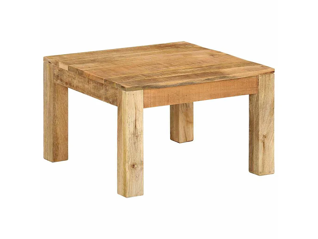 Couchtisch 55x55x35 cm Massivholz Mango