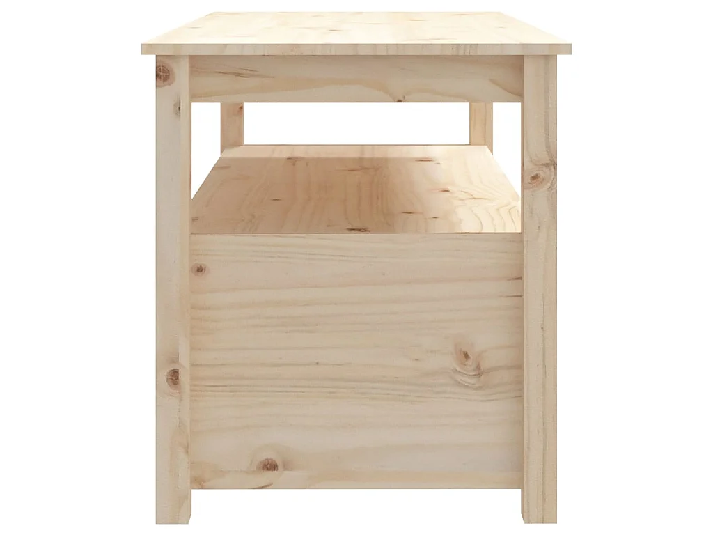 Table basse 102x49x55 cm Bois massif de pin