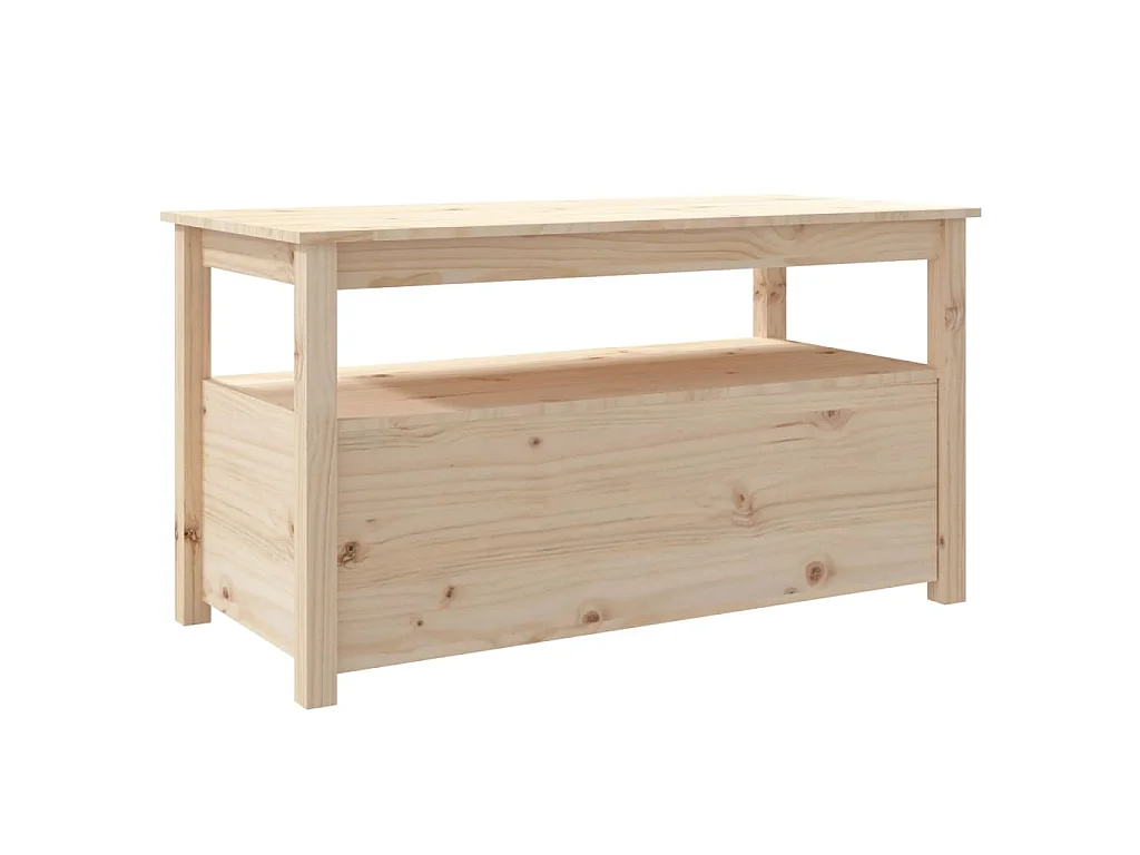 Table basse 102x49x55 cm Bois massif de pin
