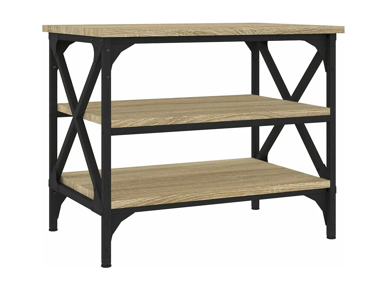 Table d'appoint Chêne sonoma 55x38x45 cm Bois d'ingénierie