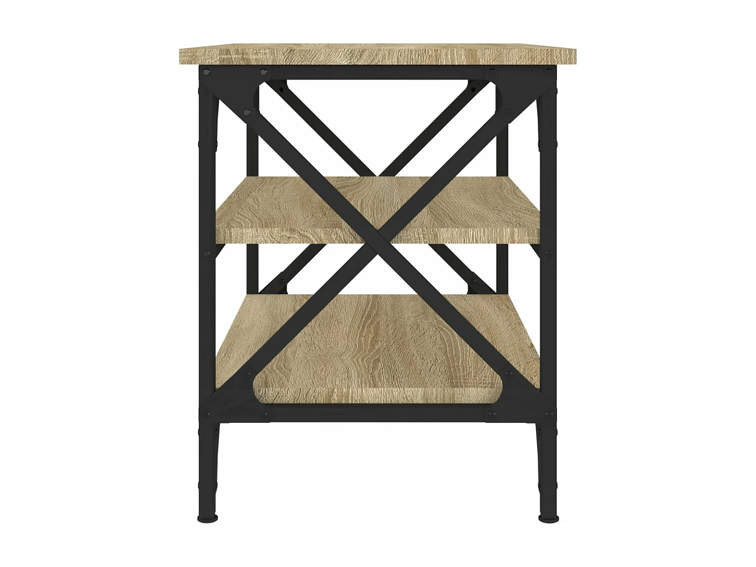 Table d'appoint Chêne sonoma 55x38x45 cm Bois d'ingénierie