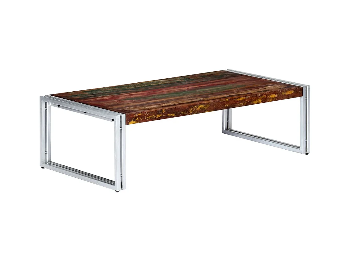 Table basse 120x60x35 cm Bois de récupération solide