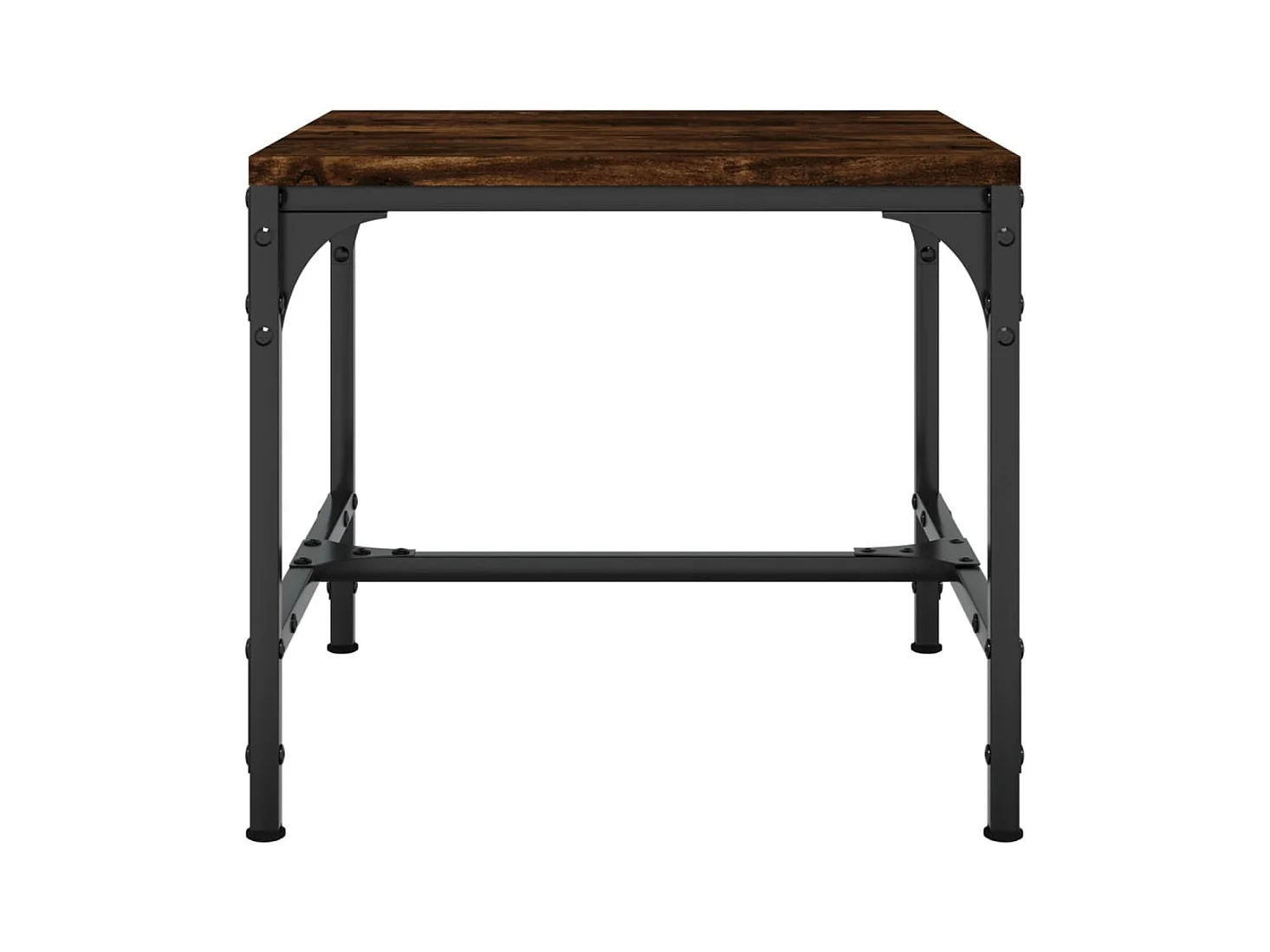 Tables d'appoint 2 pcs Chêne fumé 40x40x35 cm Bois d'ingénierie