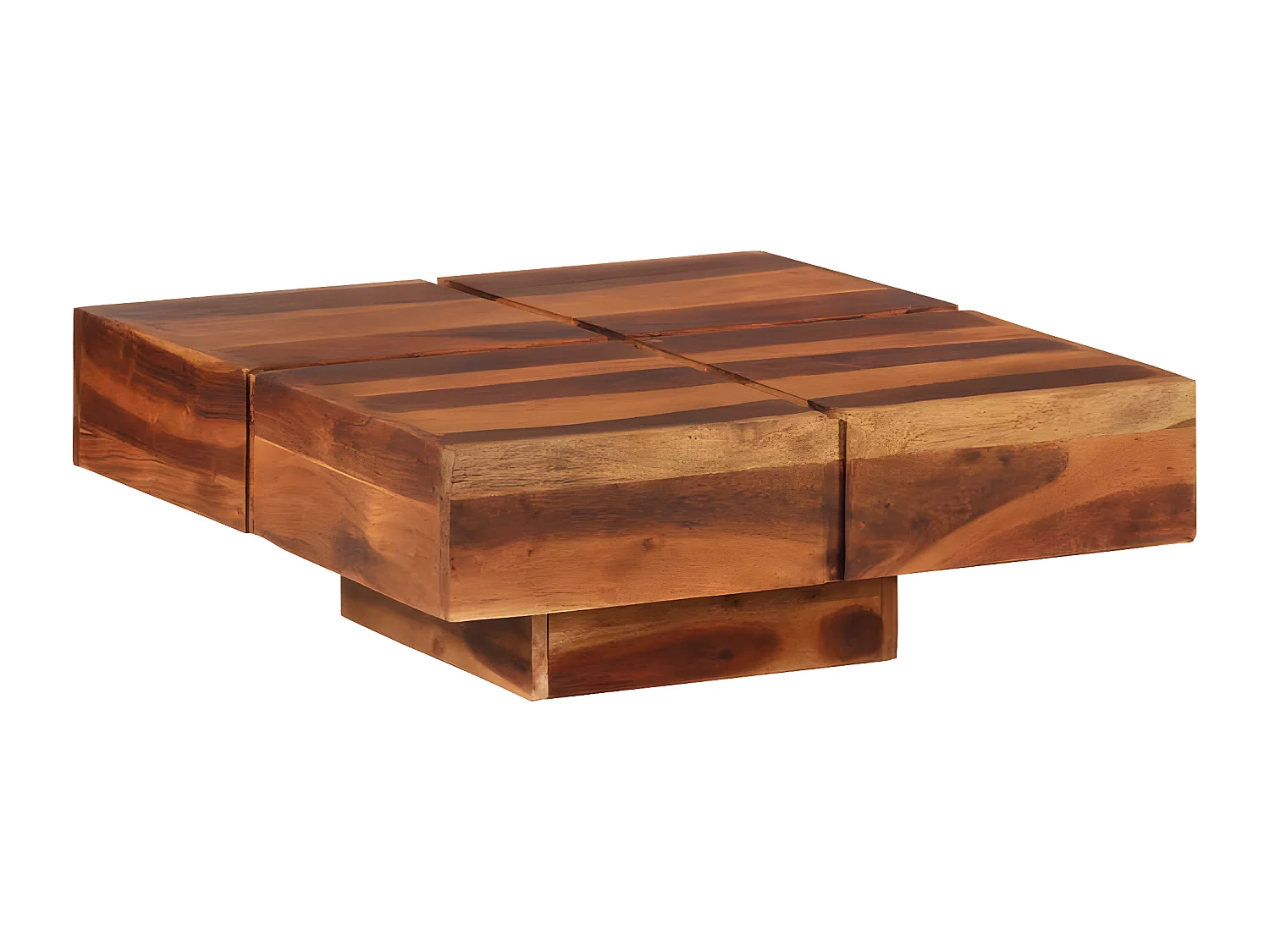 Table basse 80x80x30 cm Bois d'acacia massif