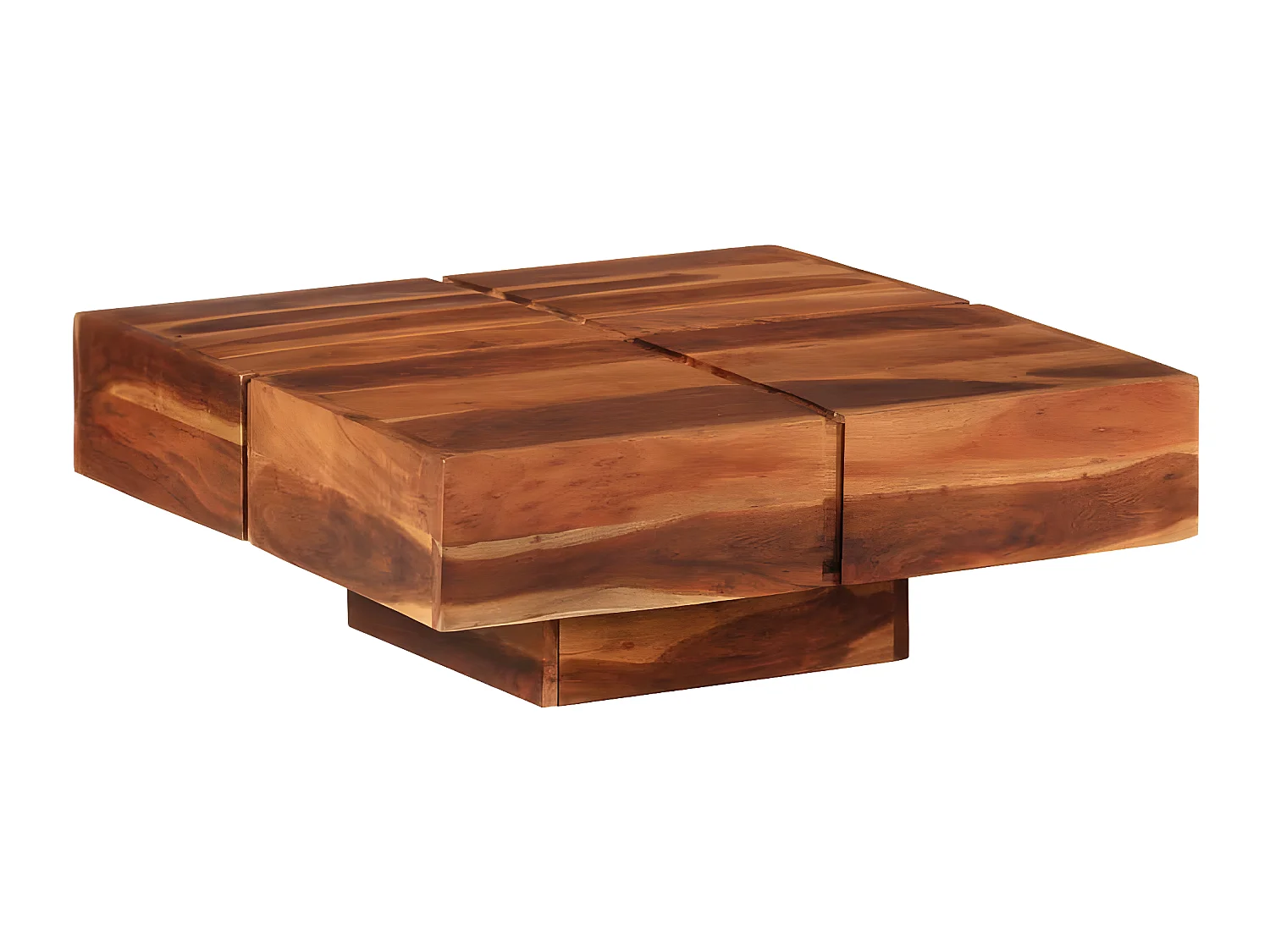 Table basse 80x80x30 cm Bois d'acacia massif