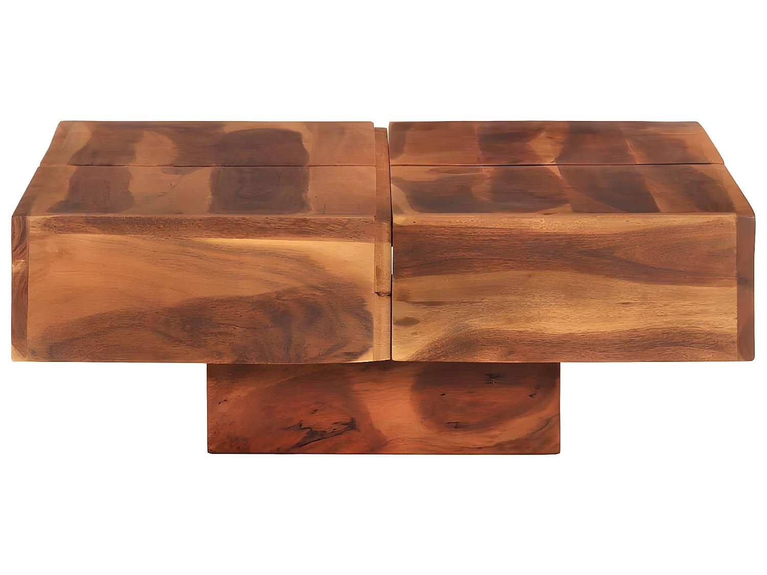 Table basse 80x80x30 cm Bois d'acacia massif