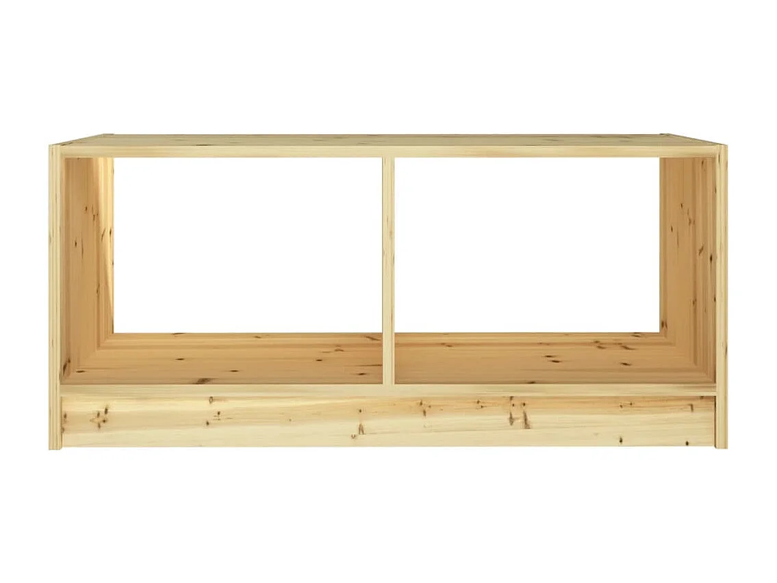 Mesa de centro 75x50x33,5 cm abeto maciço