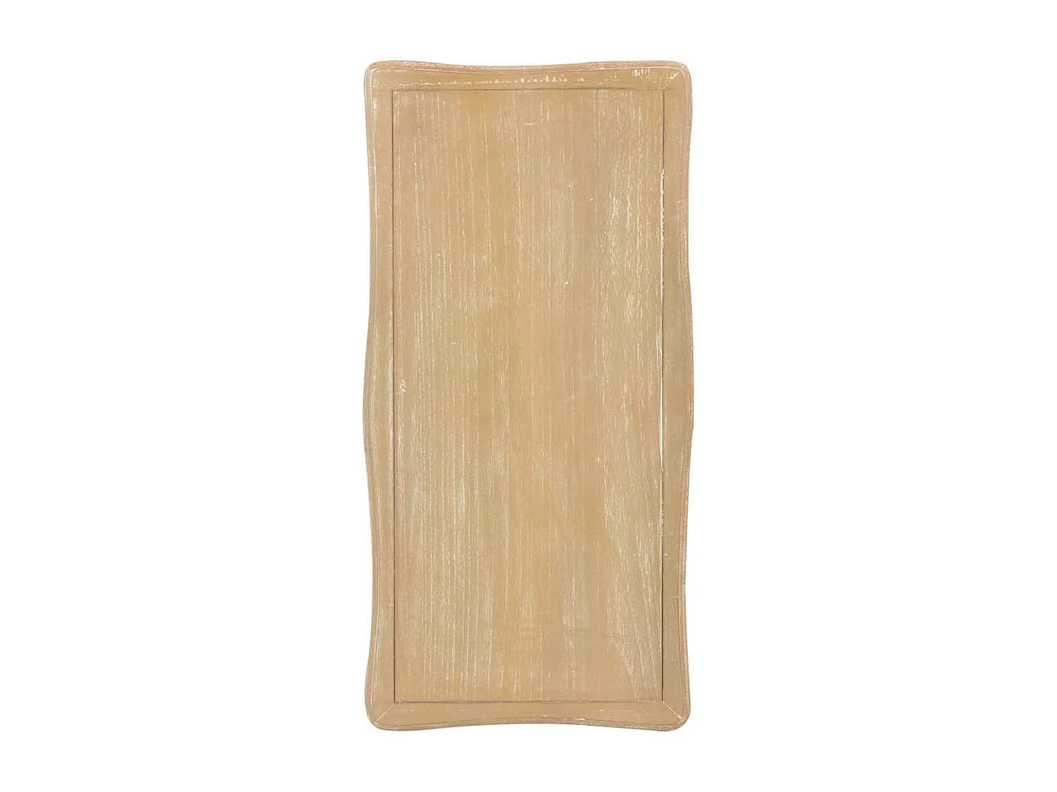 Table basse Blanc et marron 87,5x42x44 cm Bois de pin massif