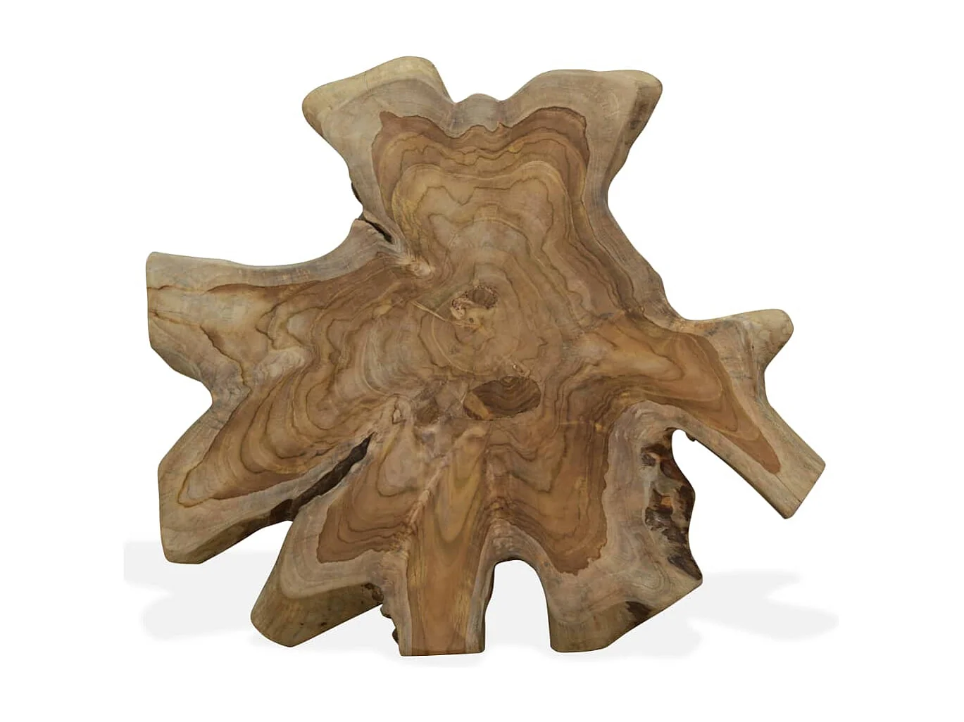 Table basse Teck authentique 80x70x38 cm