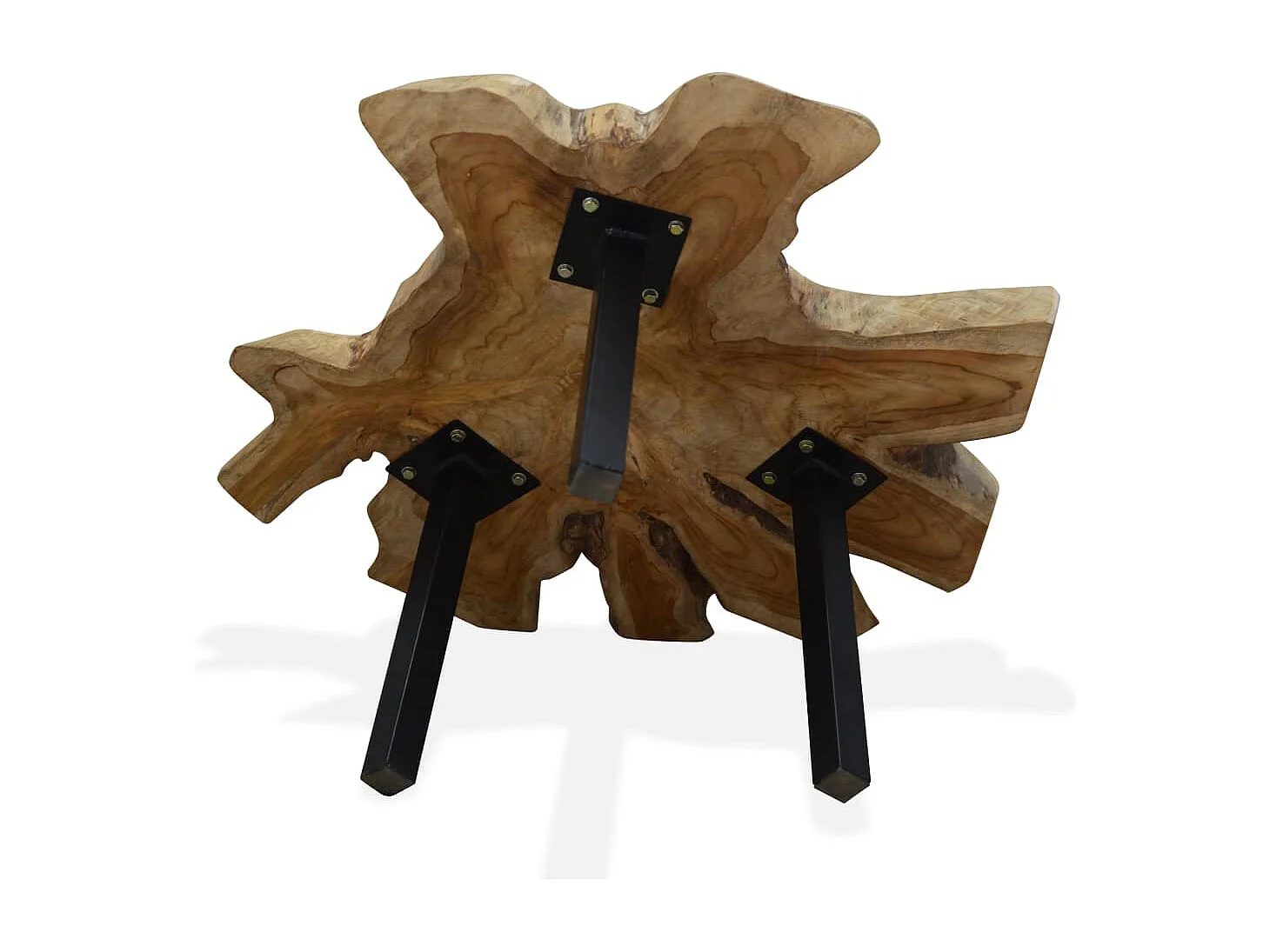 Couchtisch Massivholz Teak 80x70x38 cm