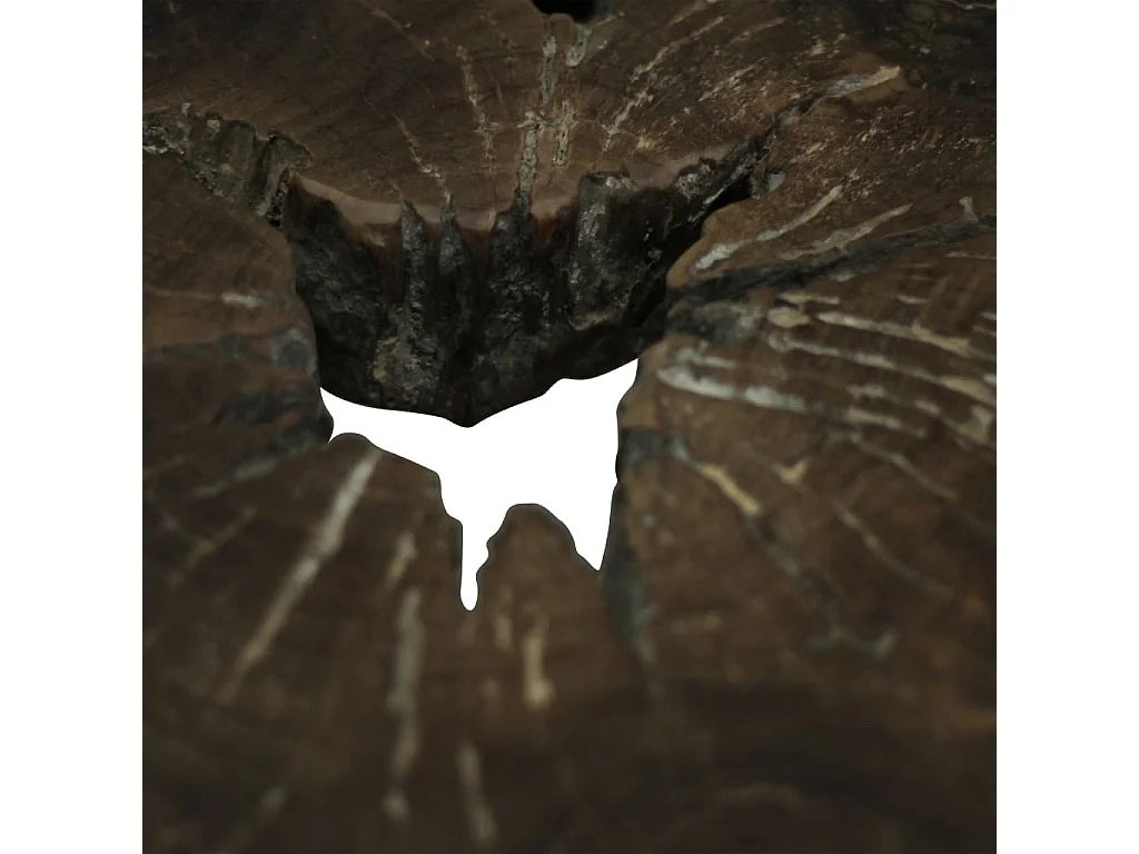 Couchtisch Massivholz Teak 80x70x38 cm