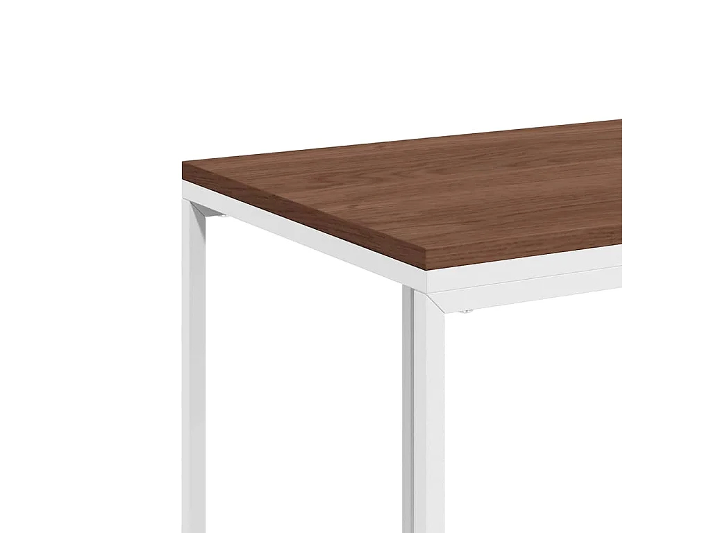 Mesa de apoio c/ rodas 40x30x63,5cm derivados de madeira branca