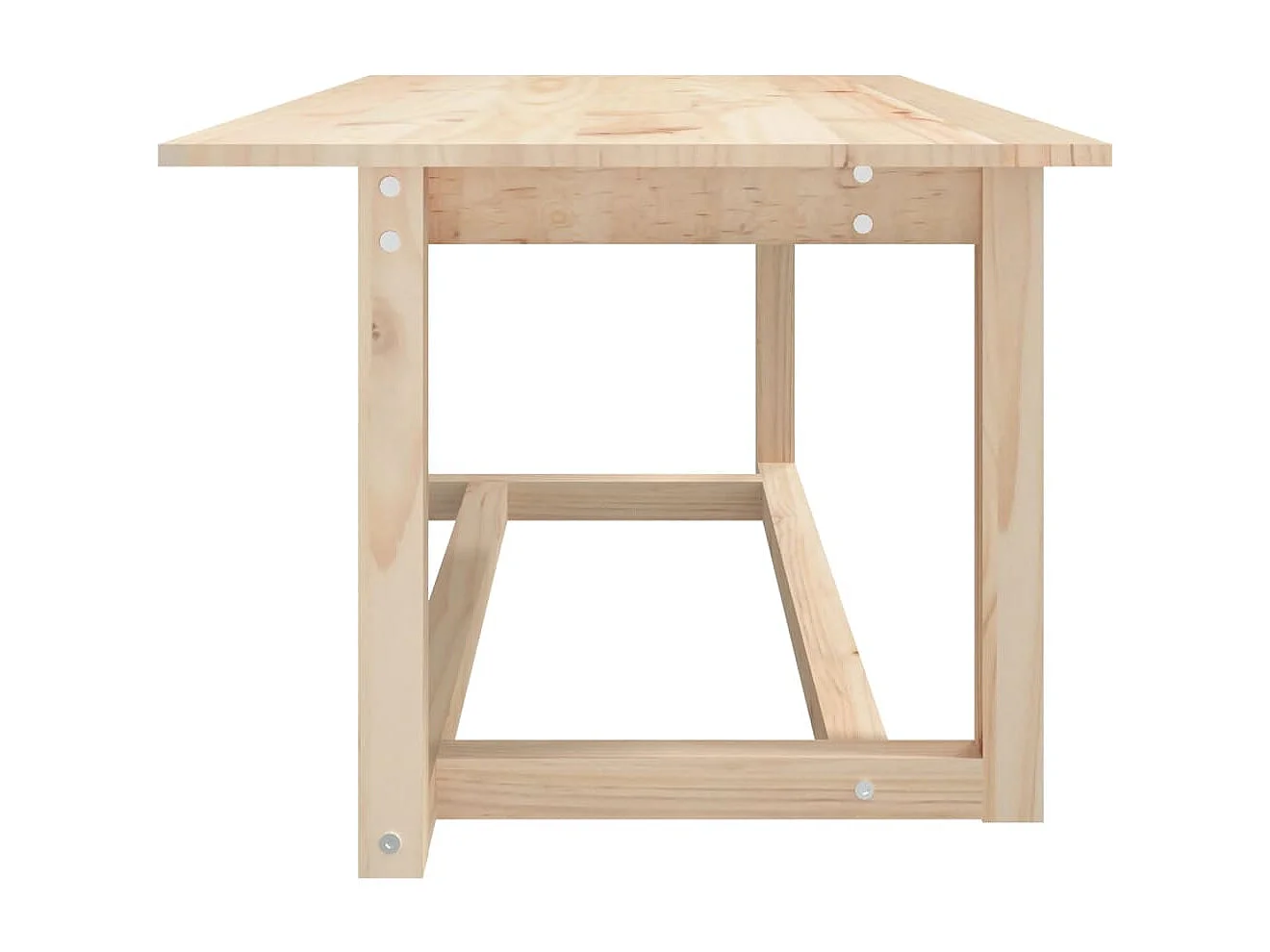 Mesa de centro 110x55x45 cm madeira de pinho maciça