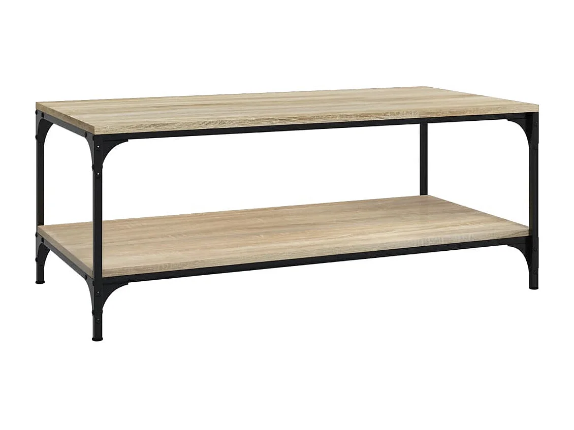 Mesa de centro 80x50x40 cm derivados madeira carvalho sonoma