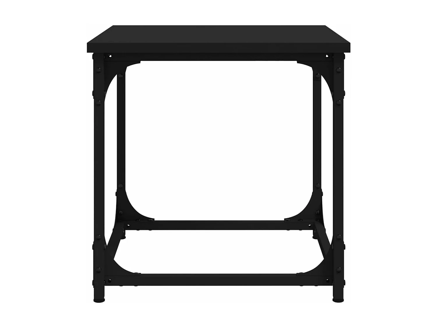 Beistelltisch Schwarz 40x40x40 cm Holzwerkstoff