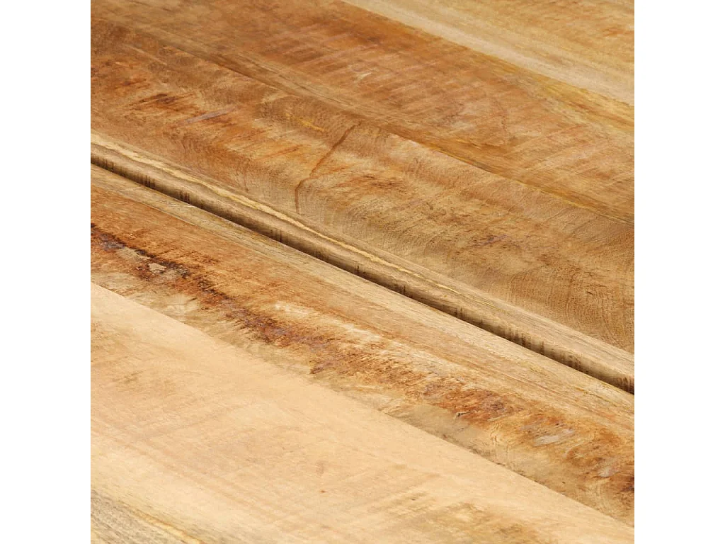 Mesa de centro de madera maciza de mango 142x90x42 cm
