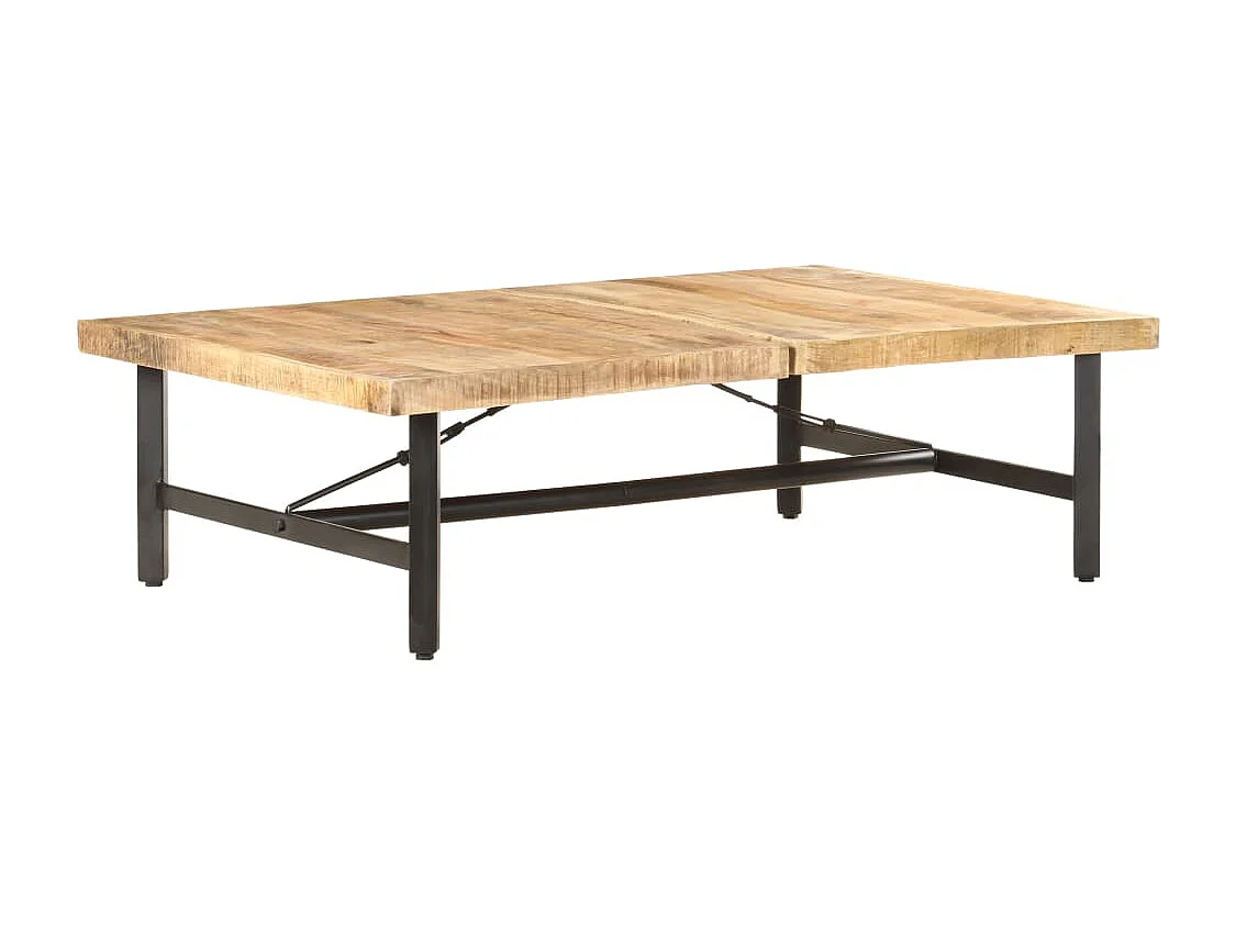 Table basse 142x90x42 cm Bois de manguier massif