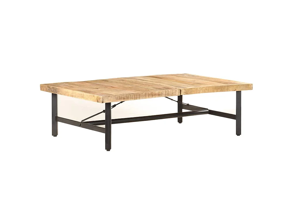 Table basse 142x90x42 cm Bois de manguier massif