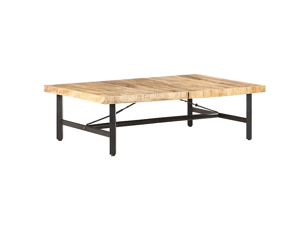 Table basse 142x90x42 cm Bois de manguier massif