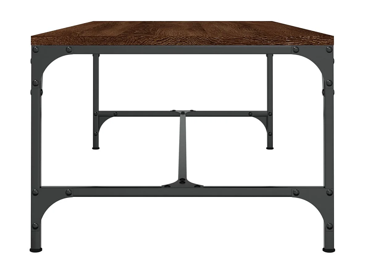 Couchtisch Braun Eichen-Optik 80x50x35 cm Holzwerkstoff