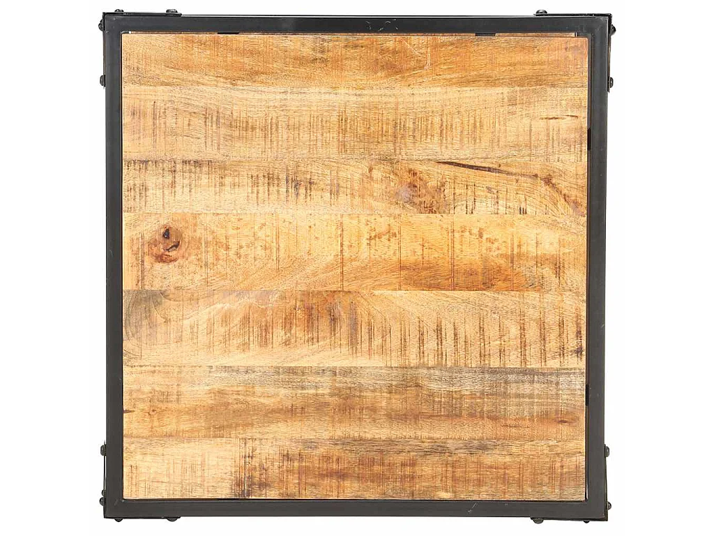 Table basse 60x60x35 cm Bois de manguier massif