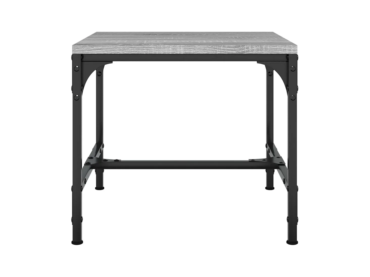 Mesa de centro madera contrachapada gris Sonoma 50x50x35 cm