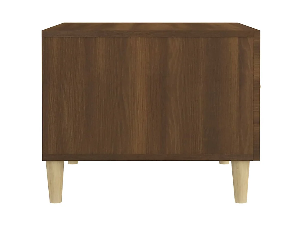 Couchtisch Braun Eiche 50x50x40 cm Holzwerkstoff