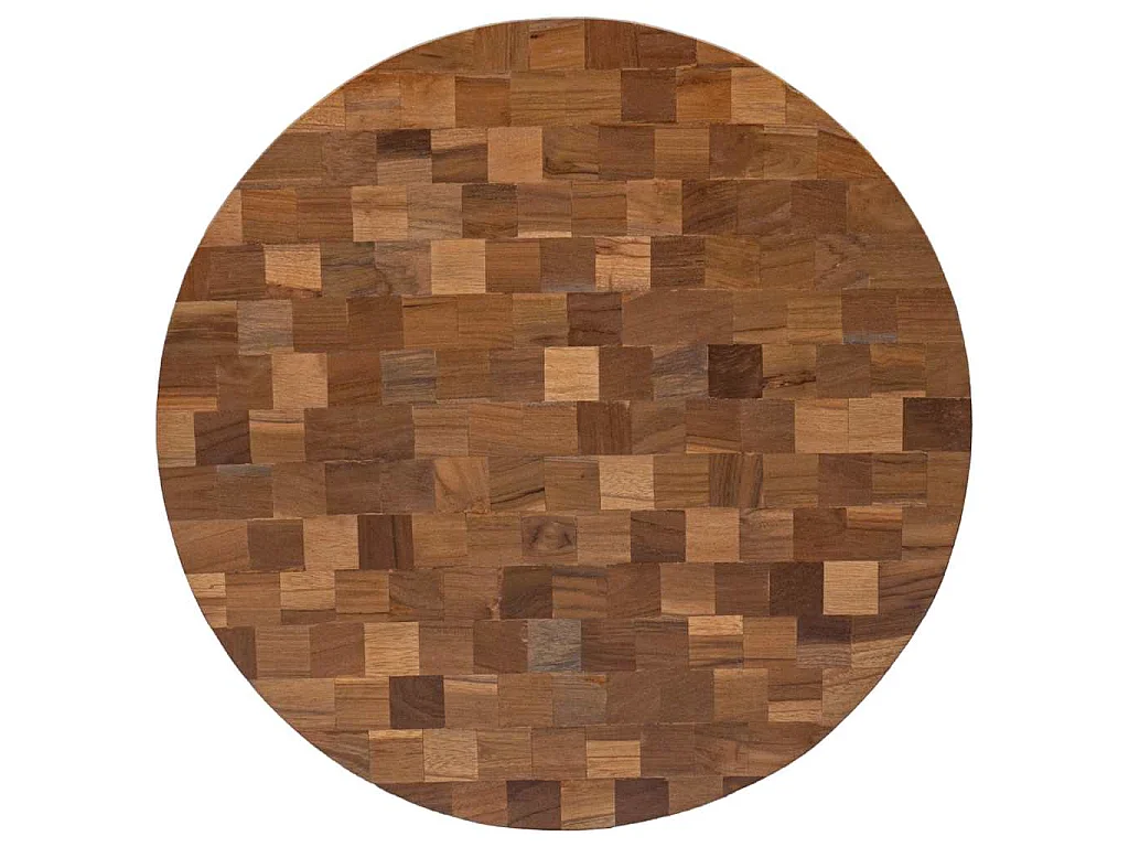 Salontafel 60x60x35 cm massief teakhout