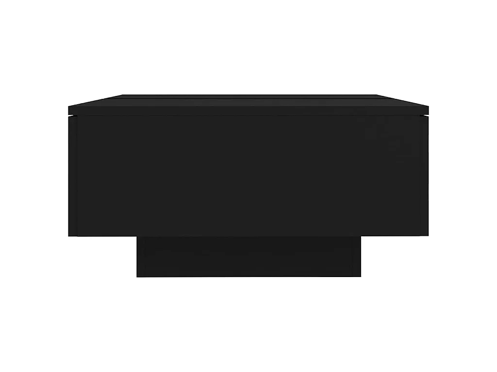 Table basse Noir 90x60x31 cm Bois d’ingénierie
