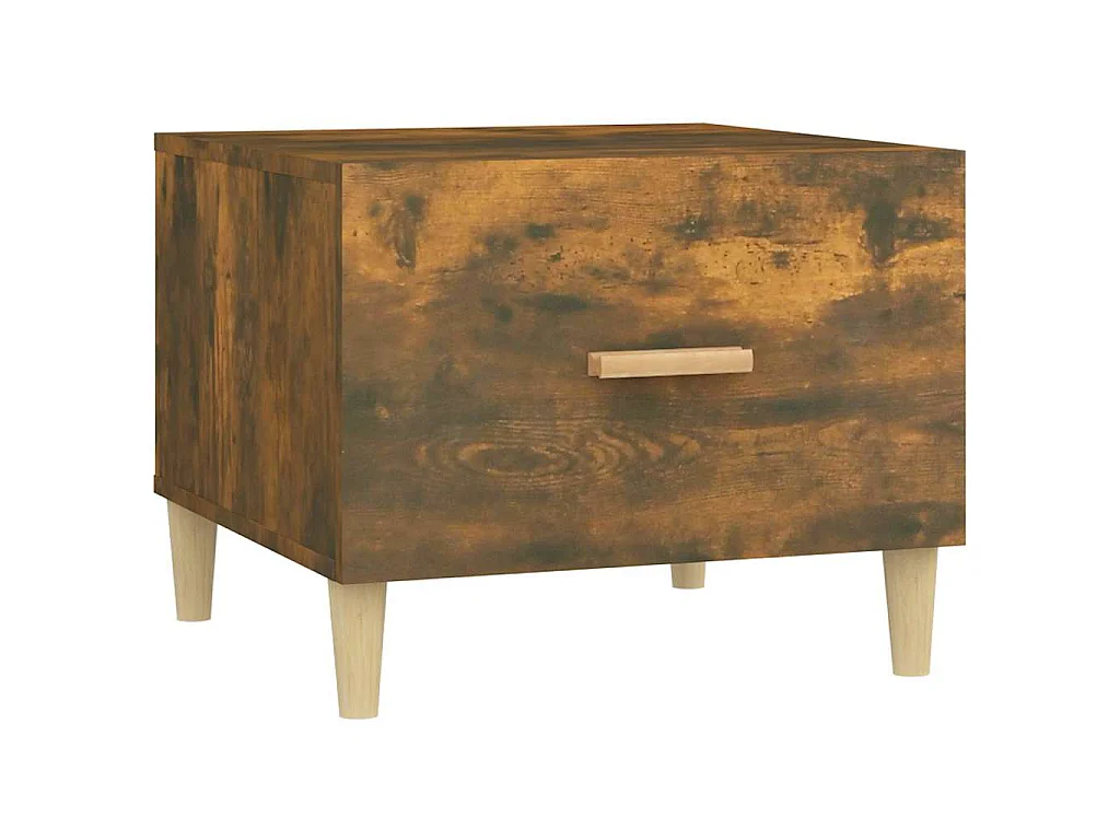 Couchtisch Räuchereiche 50x50x40 cm Holzwerkstoff