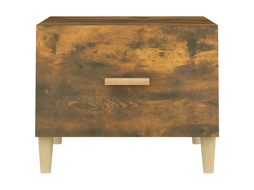 Couchtisch Räuchereiche 50x50x40 cm Holzwerkstoff