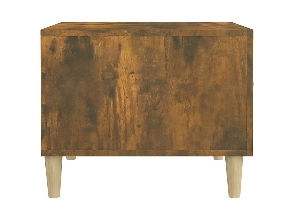 Couchtisch Räuchereiche 50x50x40 cm Holzwerkstoff