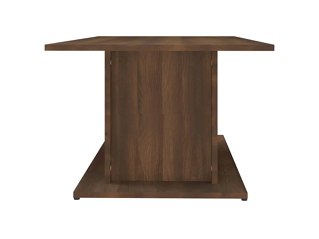 Mesa de centro derivados de madeira carvalho castanho