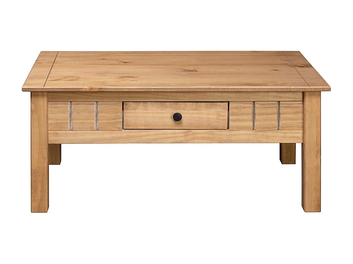 Table basse 100x60x43,5 cm Pin massif Assortiment Panama