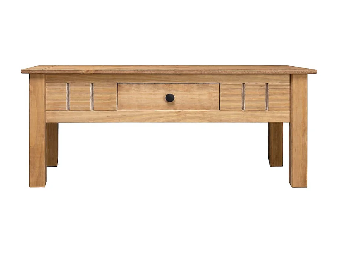 Table basse 100x60x43,5 cm Pin massif Assortiment Panama